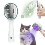 برس سگ و گربه UV دار تشخیص کک و کنه Pet Comb