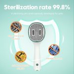 برس سگ و گربه UV دار تشخیص کک و کنه Pet Comb