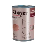 کنسرو گربه بالغ شایر پته گوشت گاو Shayer وزن 320 گرم